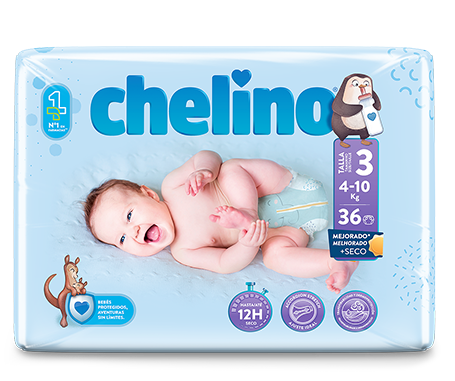 Chelino Pañal Inf Nature T/2 3-6 Kg 28 Un - Farmàcia Colldeforn