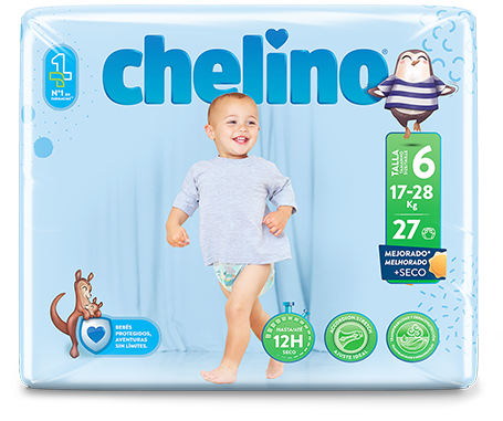 Chelino Nature Infantil Pañal T2 3-6 KG 28 Unidades