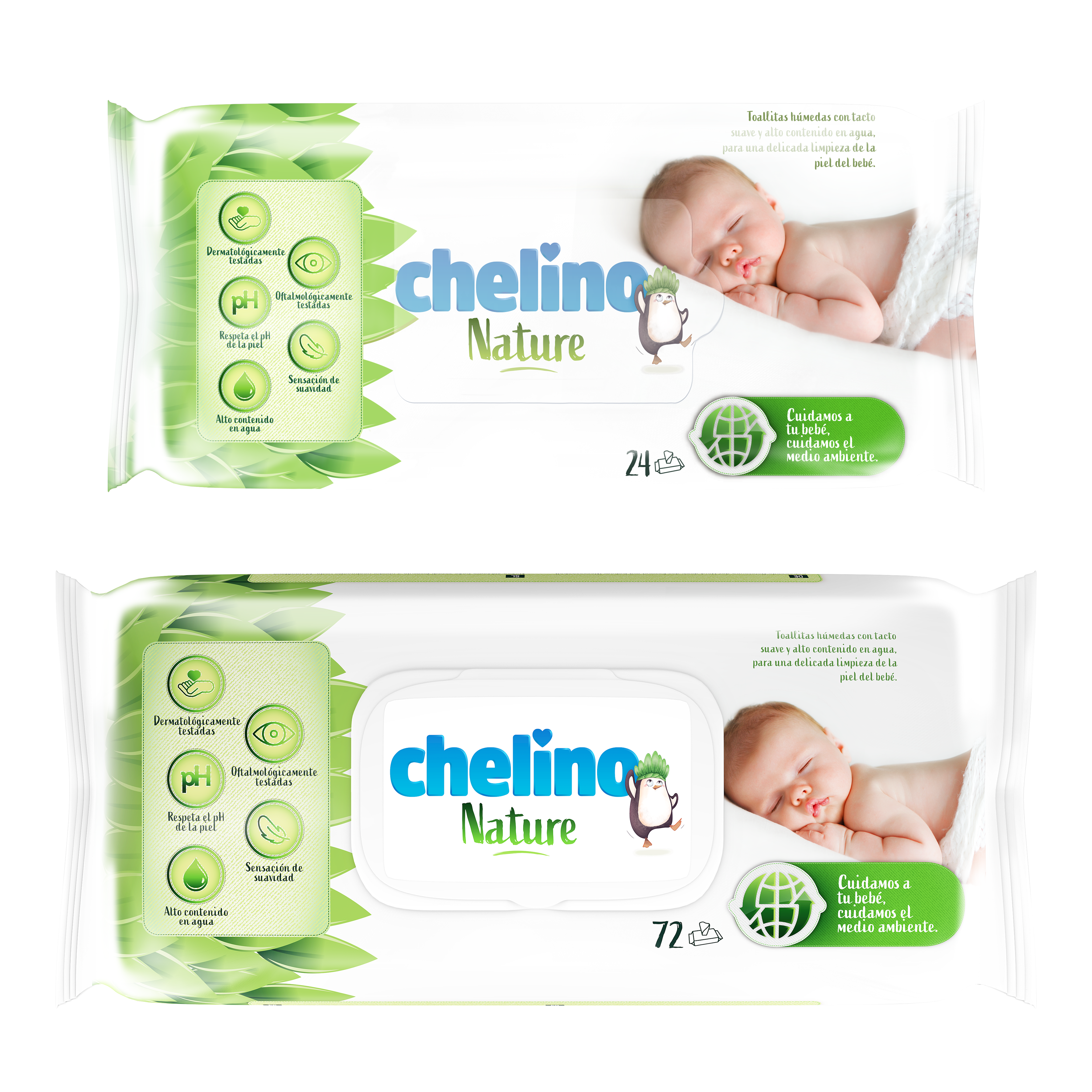 CHELINO TOALLITAS INFANTILES 60u