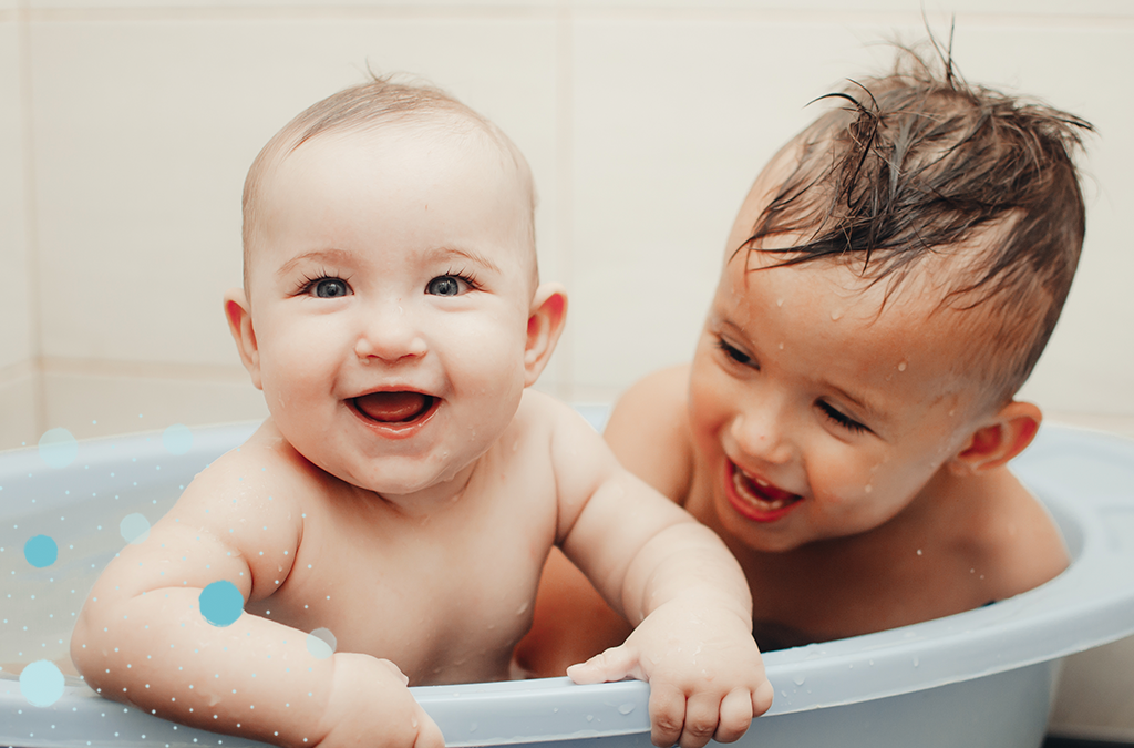 El baño es un lugar de relax y diversión para los peques