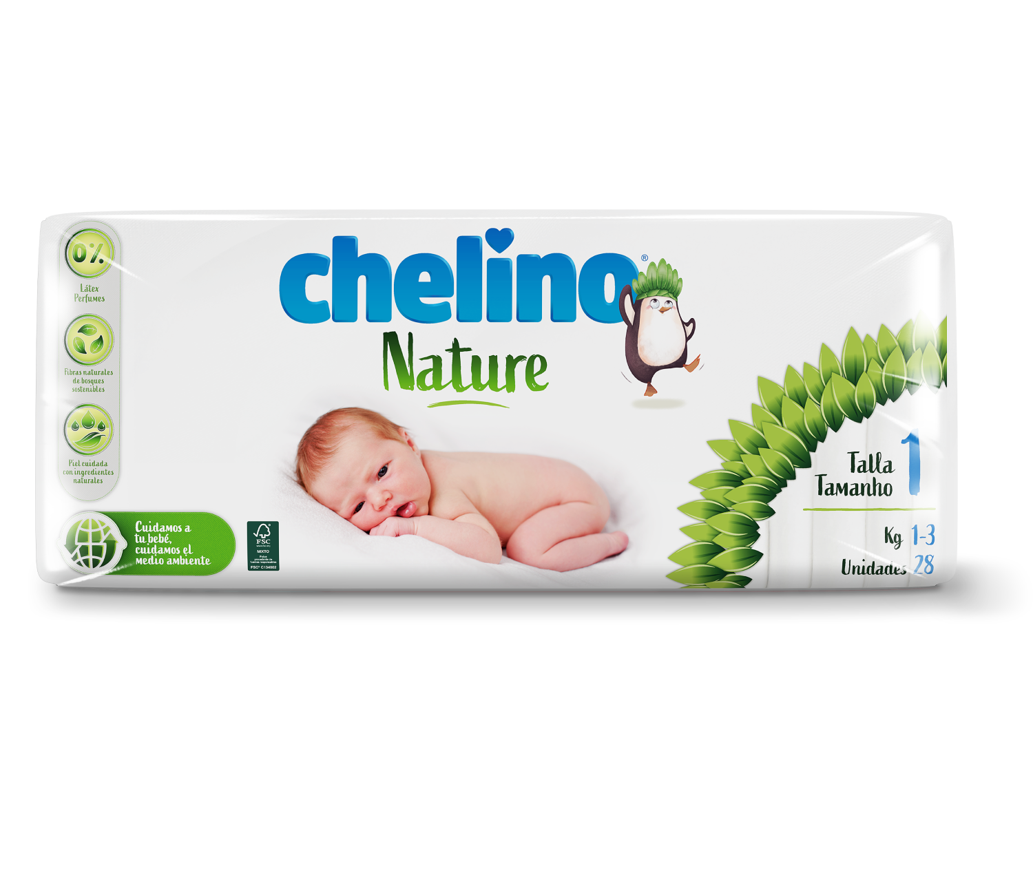 Chelino Fashion&Love - Los pañales Chelino Nature crecen con tu peque.😊  Disponemos de tallas para los bebés más pequeños, desde 1 kg de peso, hasta  los más mayorcitos, 28 kg. ¿Qué talla