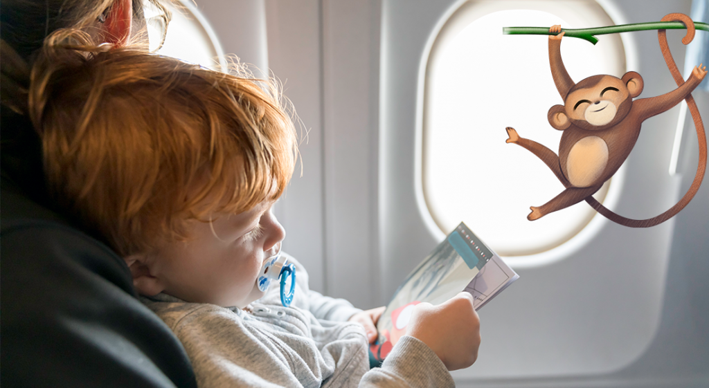 ¡SU PRIMER VIAJE EN AVIÓN!