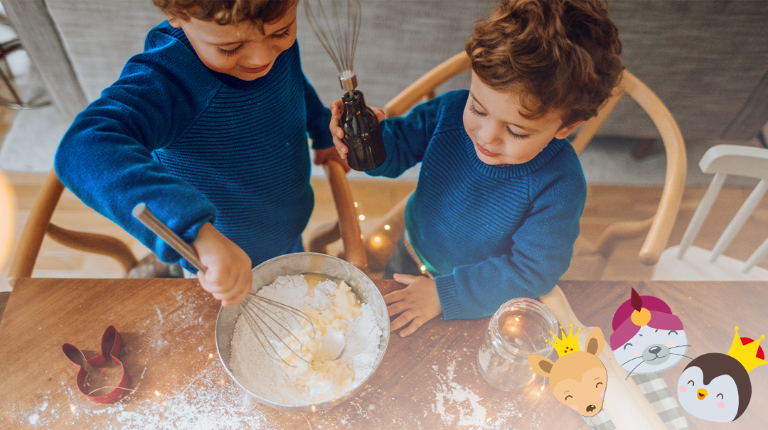 ¡Ya vienen los Reyes! Recíbelos cocinando con tu baby unas ricas galletas healthy